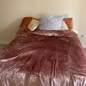 Urban Outfitters Bedding - Pink Velvet